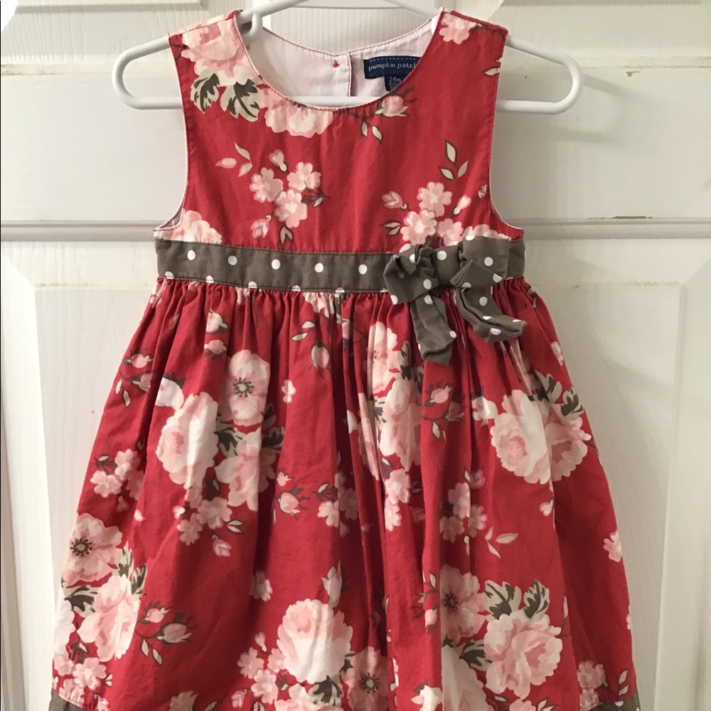PUMPKIN PATCH SZ 24mo DRESS EUC VERY CUTE